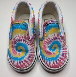 Toddler tie dye vans